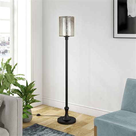 floor lamp with lights inside metal enclosure|metal floor lamp shades.